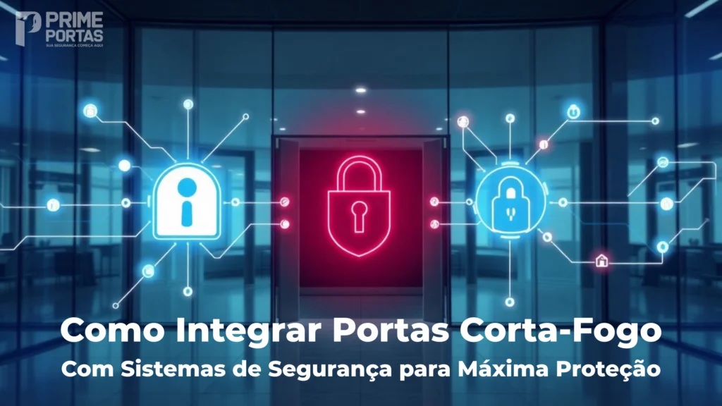 portas corta-fogo com sistemas de segurança integrada a um sistema de segurança moderno