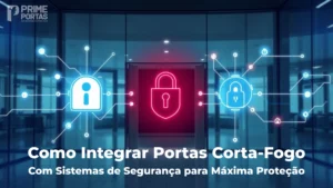portas corta-fogo com sistemas de segurança integrada a um sistema de segurança moderno