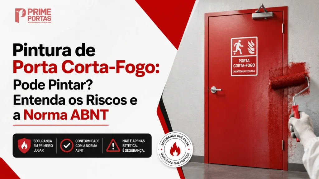 Pintura de Porta Corta-Fogo: Pode Pintar? Entenda os Riscos e a Norma ABNT